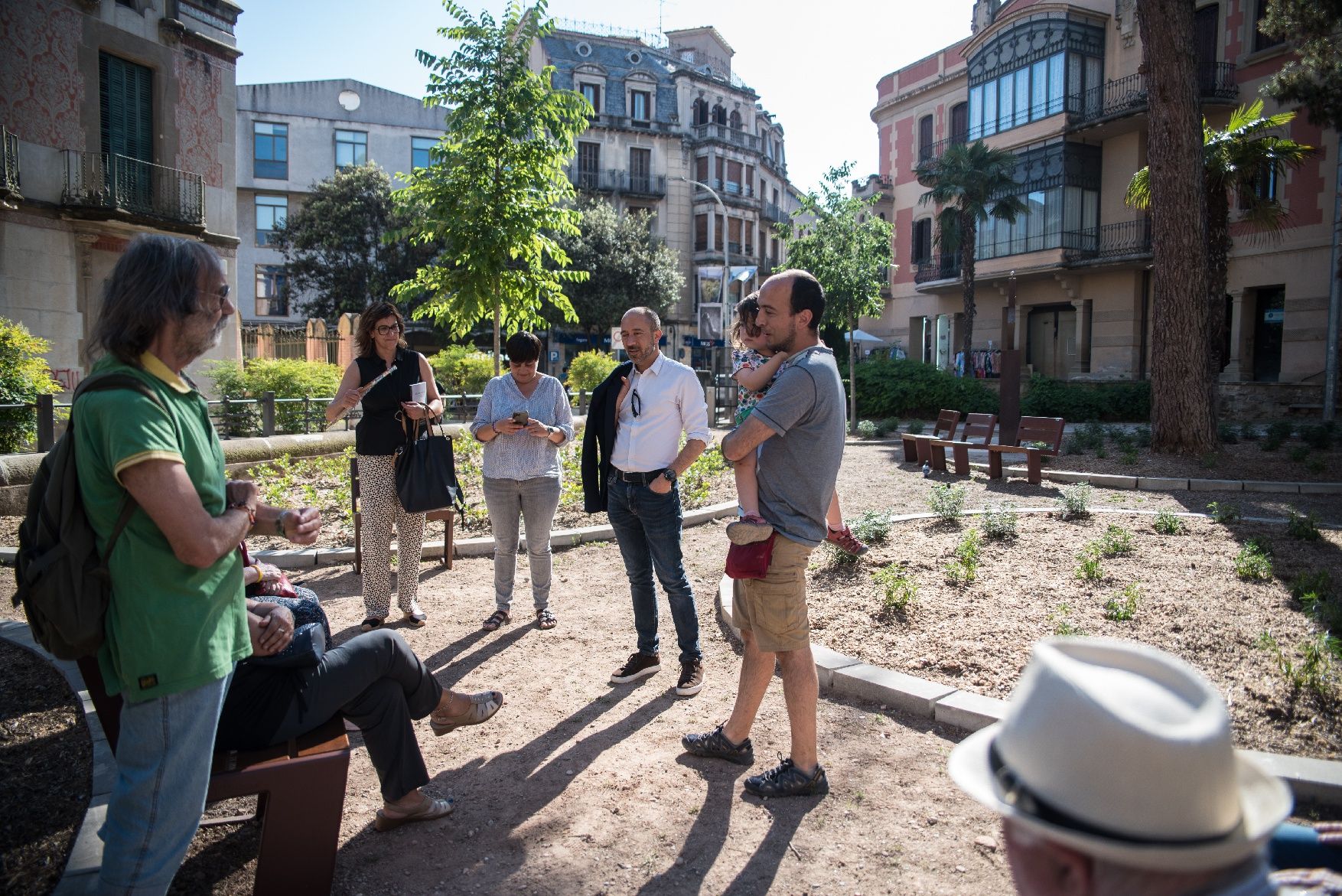 Així és el nou jardí del pati del Casino de Manresa