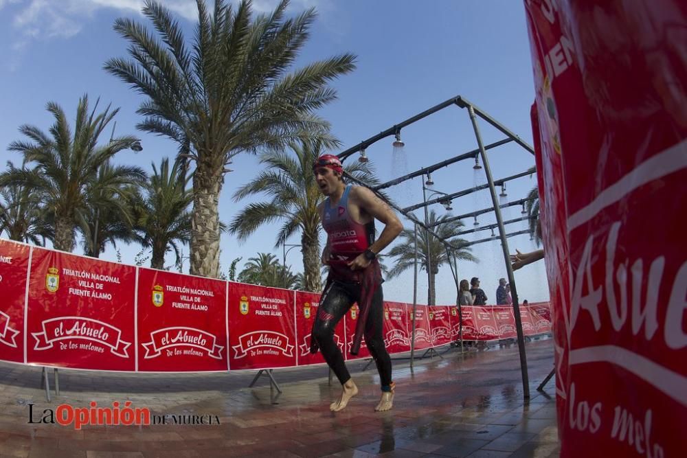 Salida del Triatlón Villa de Fuente Álamo