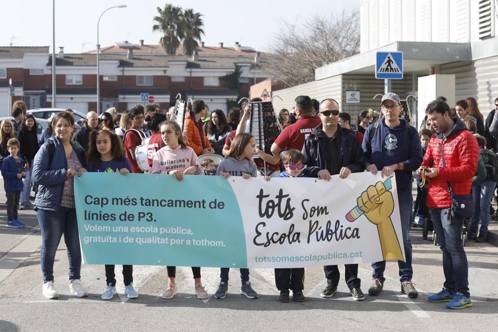 Jornada reivindicativa per defensar l''escola pública a la ciutat de Girona