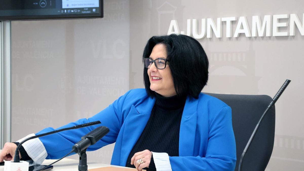 Lluïsa Notario, concejala de Compromís en València.