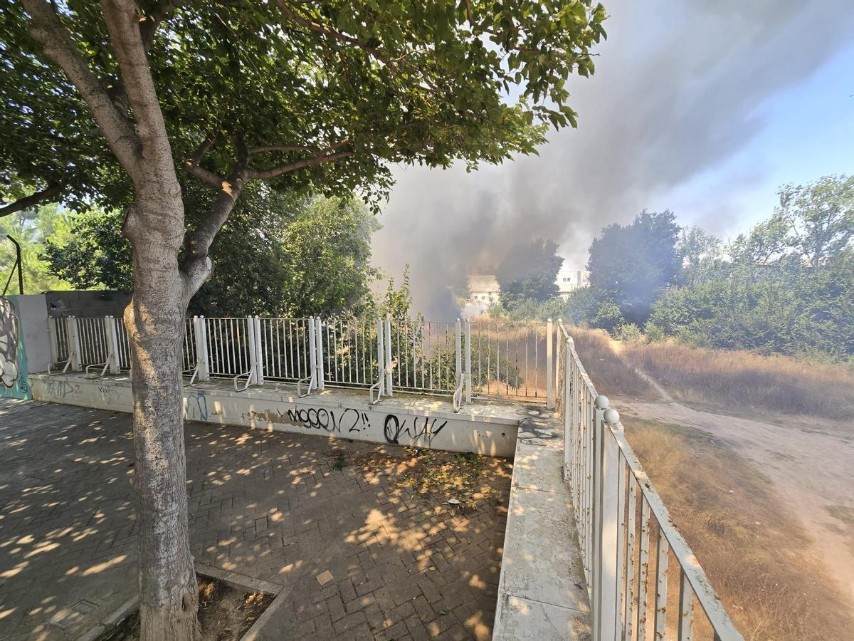 Incendio en Manises.