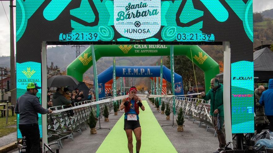 Cerezo y Nogueiro se imponen en la segunda edición del trail minero