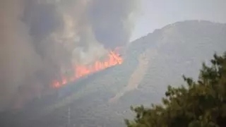 Activado el nivel 1 del Plan de Emergencias por el incendio en la Sierra de Mijas