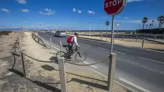Alicante y Elche acuerdan un carril bici entre Urbanova y Arenales a la espera del tramo que conecte con la capital