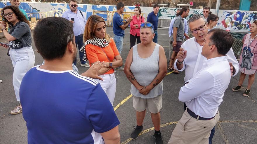 Comienza la obra para trasladar a Tío Pino la Escuela Municipal de Tenis de Santa Cruz