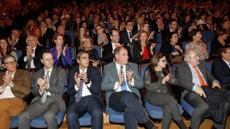 Asistentes al evento, ayer, en el Auditorio Príncipe Felipe.