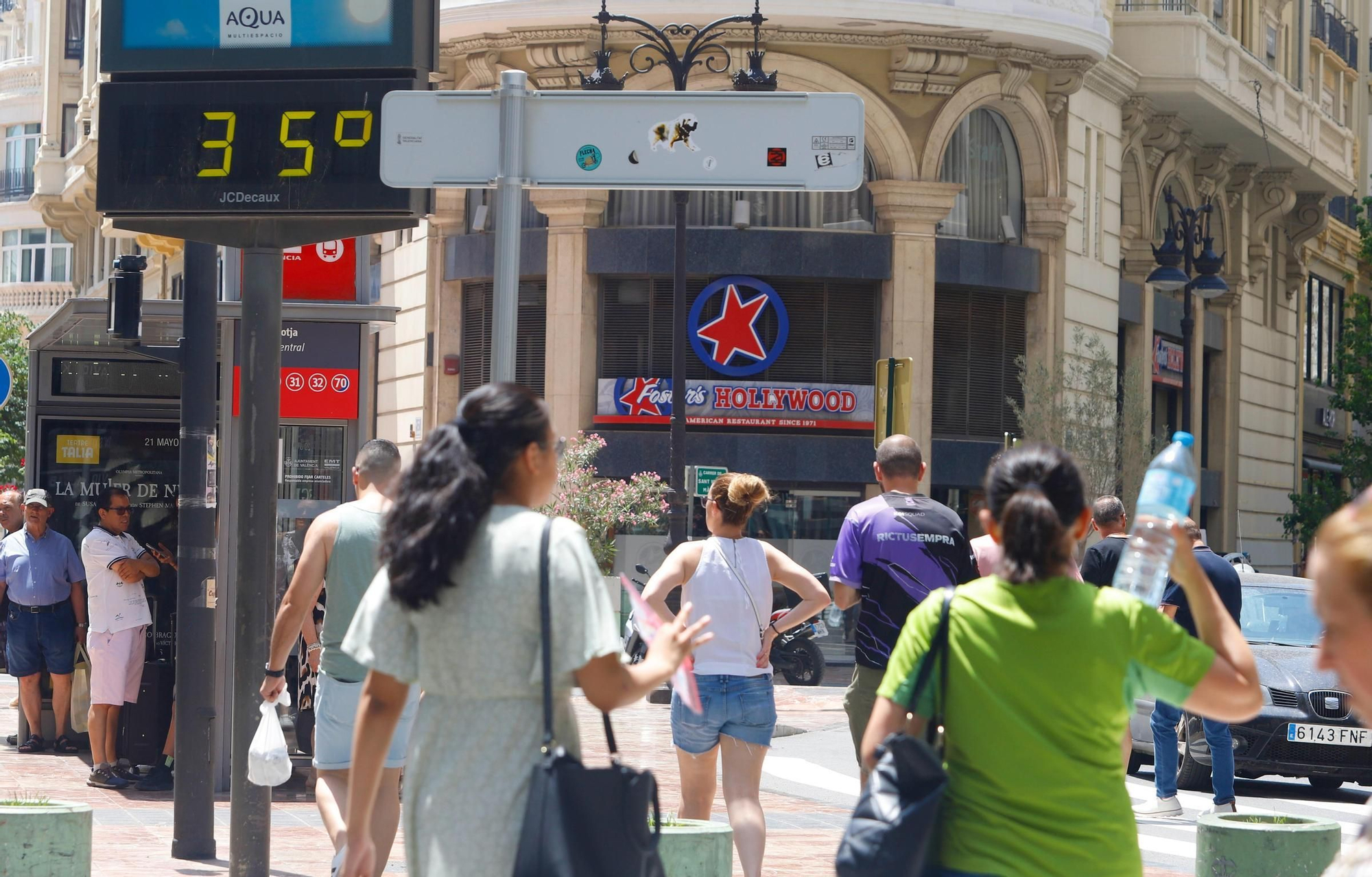 Las altas temperaturas no dan tregua en València