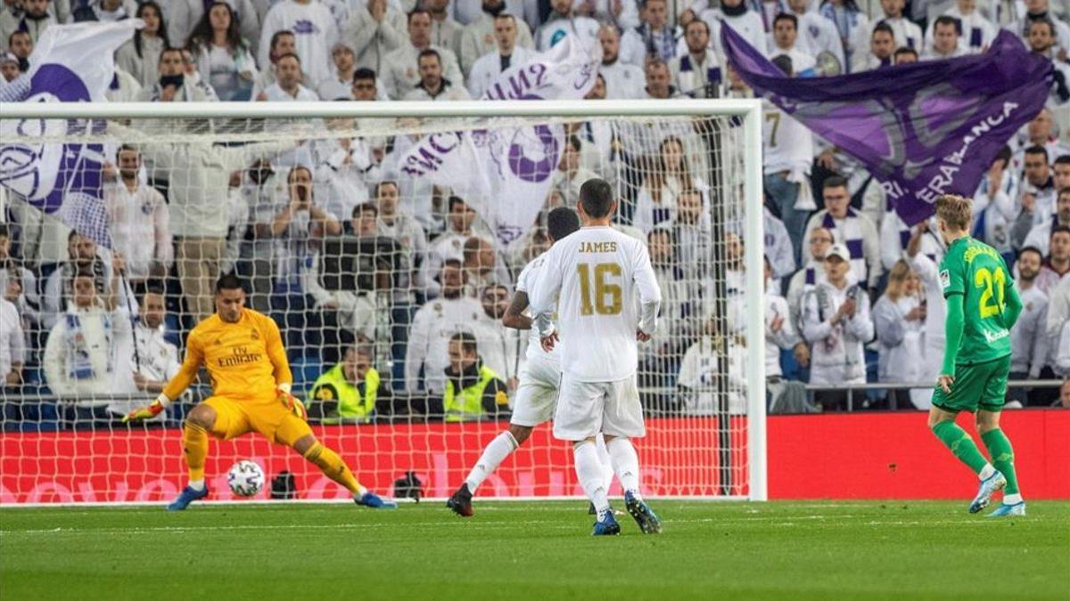 Odegaard dio la primera ventaja a la Real Sociedad en el Bernabéu