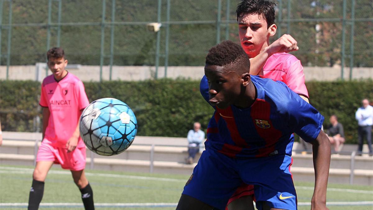 Ilaix Moriba, en un partido de esta temporada