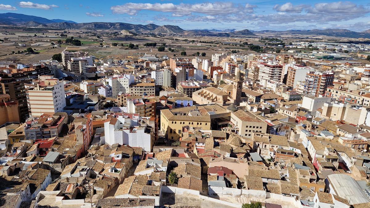 Vista panorámica de Villena.