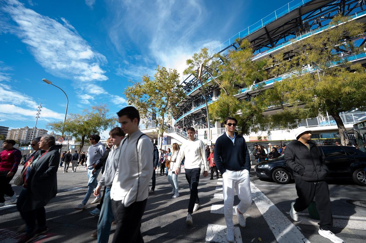 Primer entreno del Barça en el renovado Camp Nou