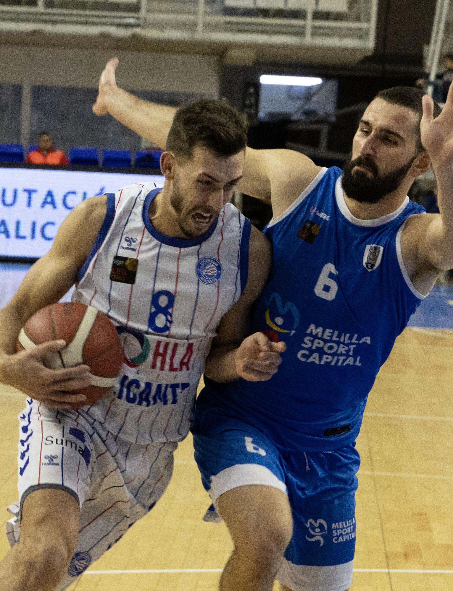 Sexta victoria HLA Alicante que vence al Melilla (77-60)