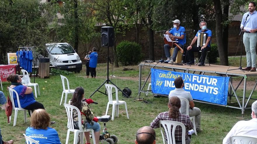 Un centenar de persones han participat a l&#039;acte de l&#039;ANC