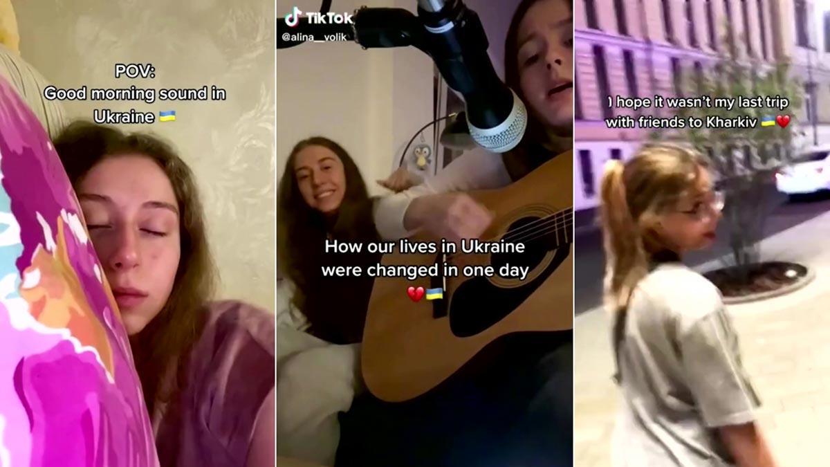 Así se cuenta desde Tiktok la guerra en Ucrania