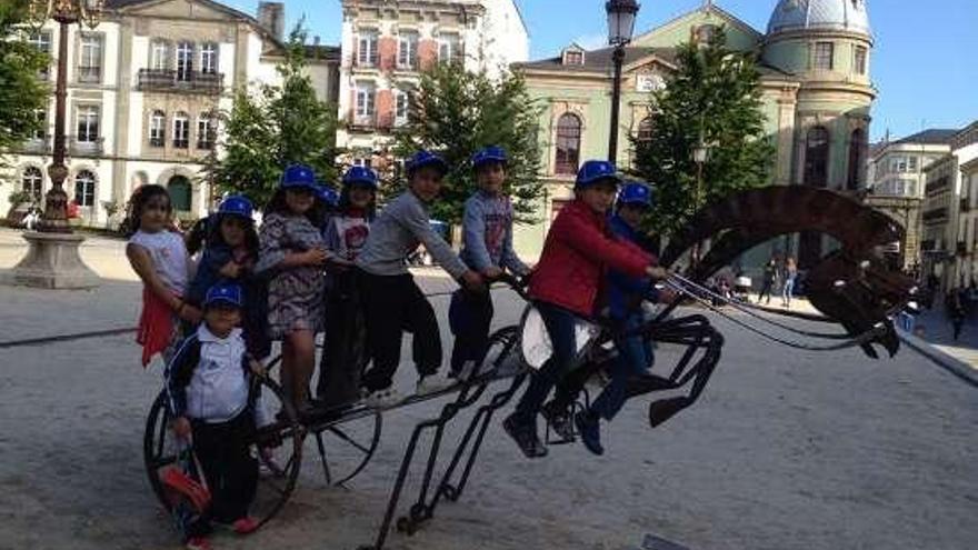 Los cambadeses, en el casco histórico de Lugo.