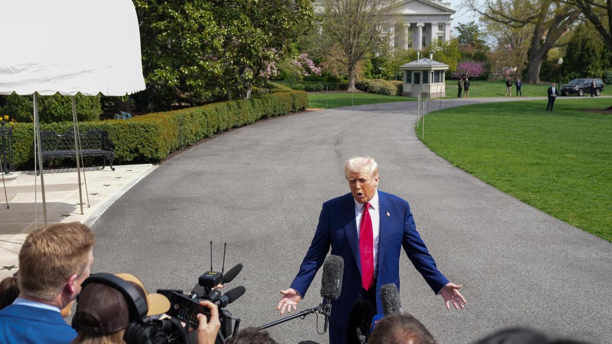 Imagen del presidente de EEUU, Donald Trump