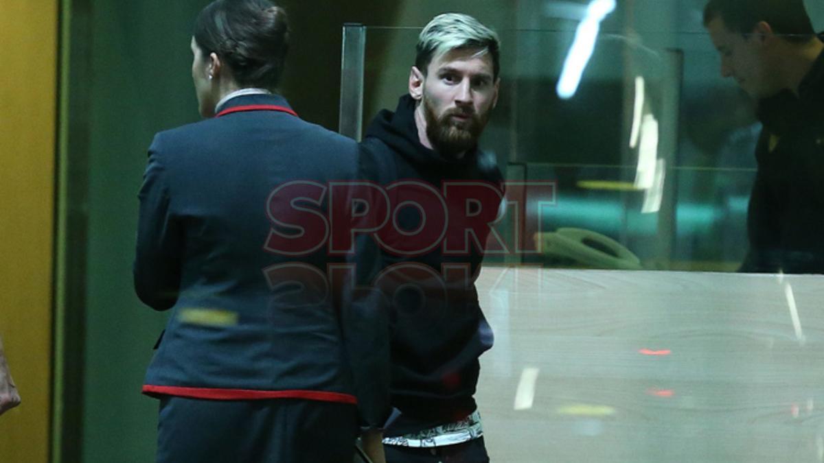 Imágenes exclusivas de la llegada de Messi y Mascherano a Barcelona