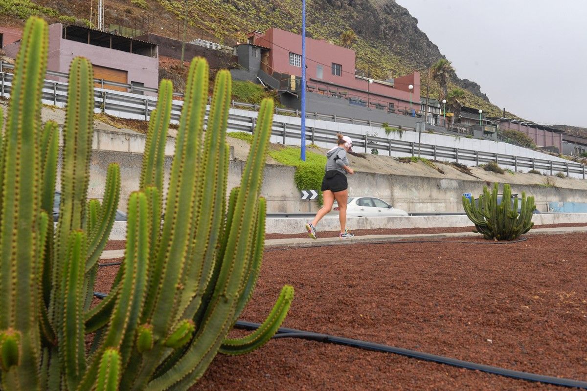 Estado de abandono de la zona de El Atlante