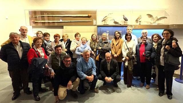 El grupo visitó el Edificio Paraninfo y el Museo de Ciencias Naturales.