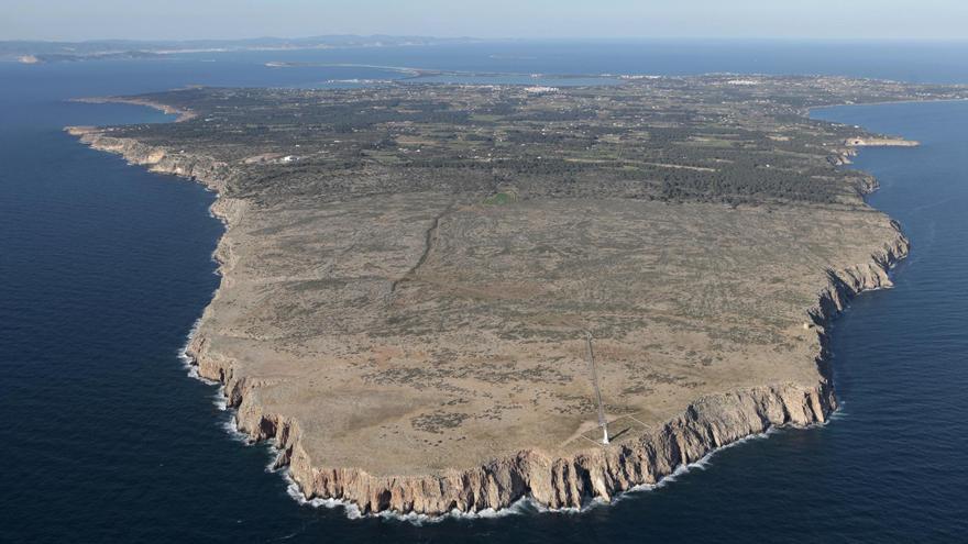 Vista aérea de Formentera desde el Cap de Barbaria