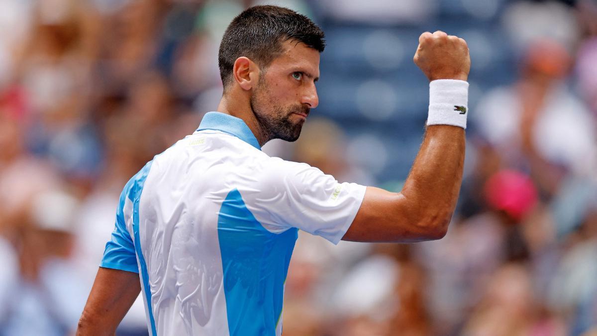 Djokovic celebra ante Fritz