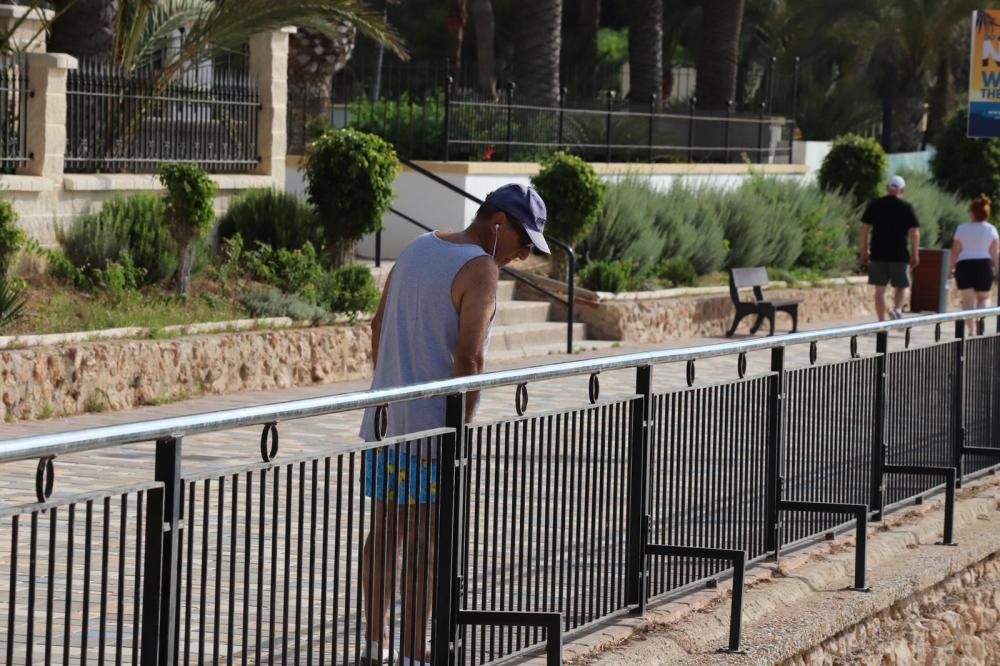 Lugar del paseo de Punta Prima donde se produjo el accidente