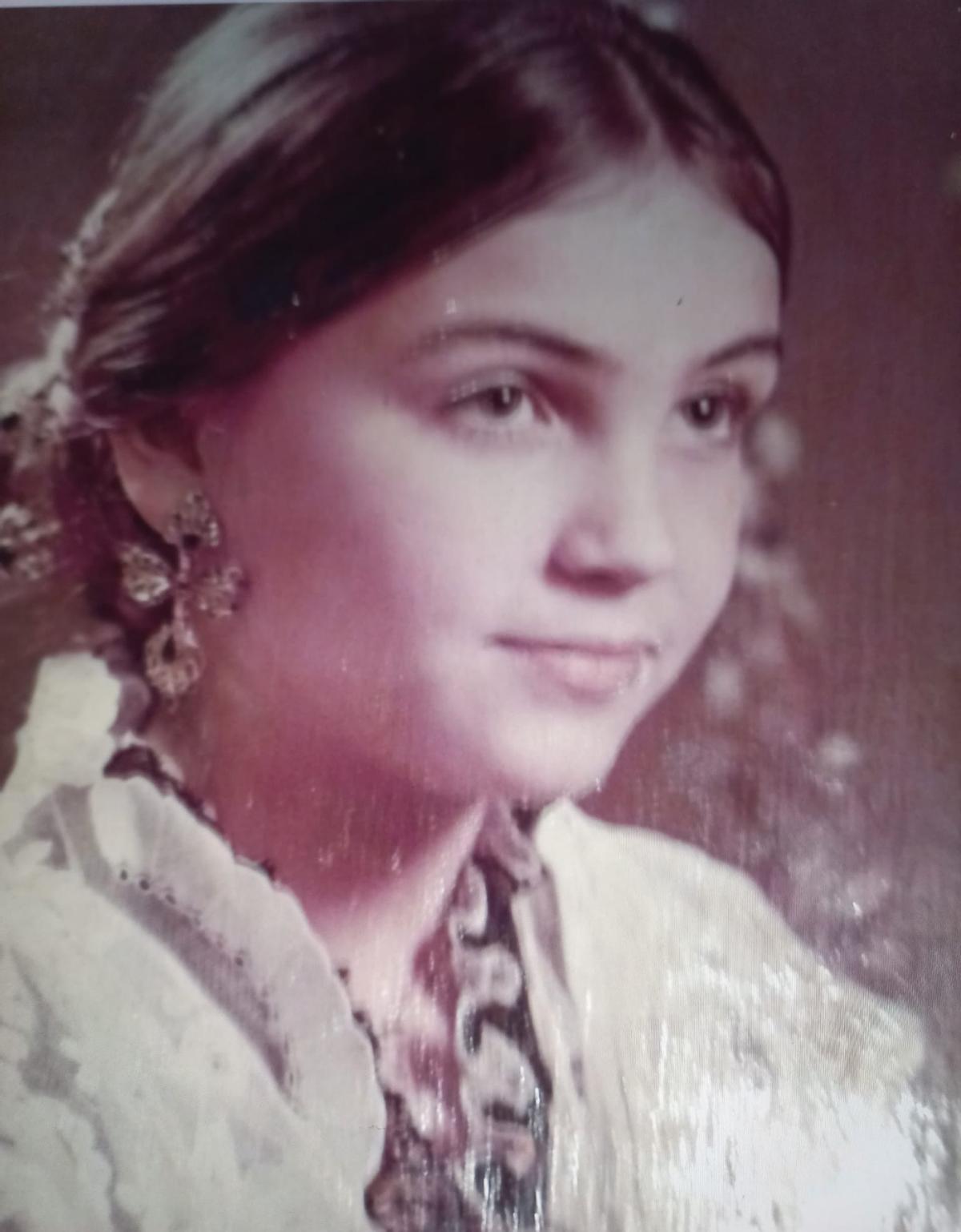 Verónica Dauffí, reina infantil 1974.