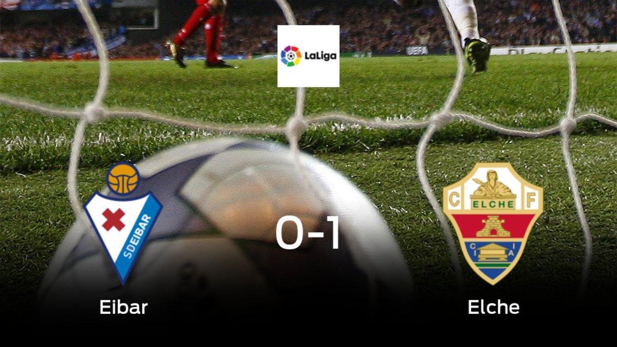 El Elche se queda con los tres puntos tras ganar 0-1 al Eibar