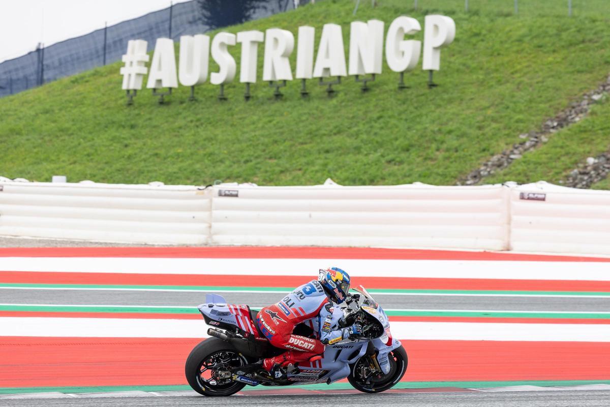 Márquez, durante el GP de Austria de MotoGP