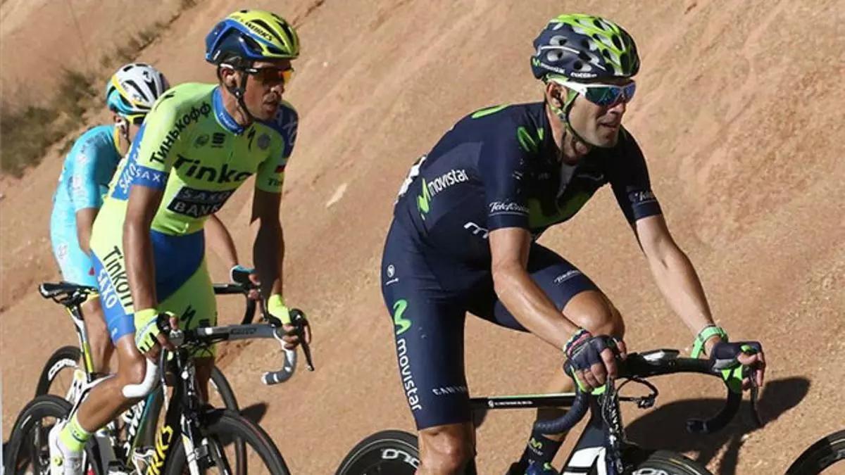 Alberto Contador y Alejandro Valverde