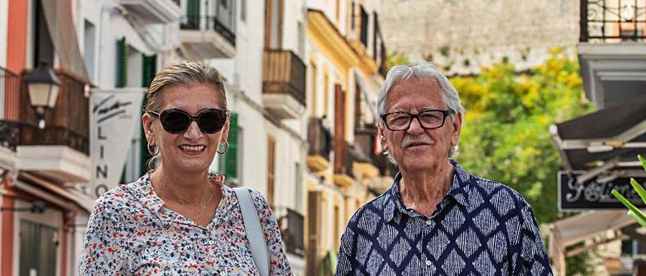 Hildegund Jenninger y Josep Vallribera, en la Marina.