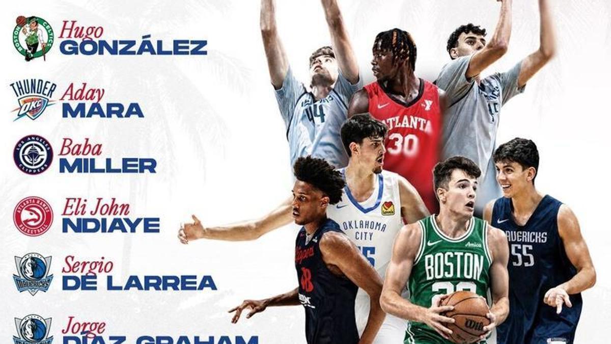 Hasta 7 espñaoles debutan en la NBA Summer League en Las Vegas