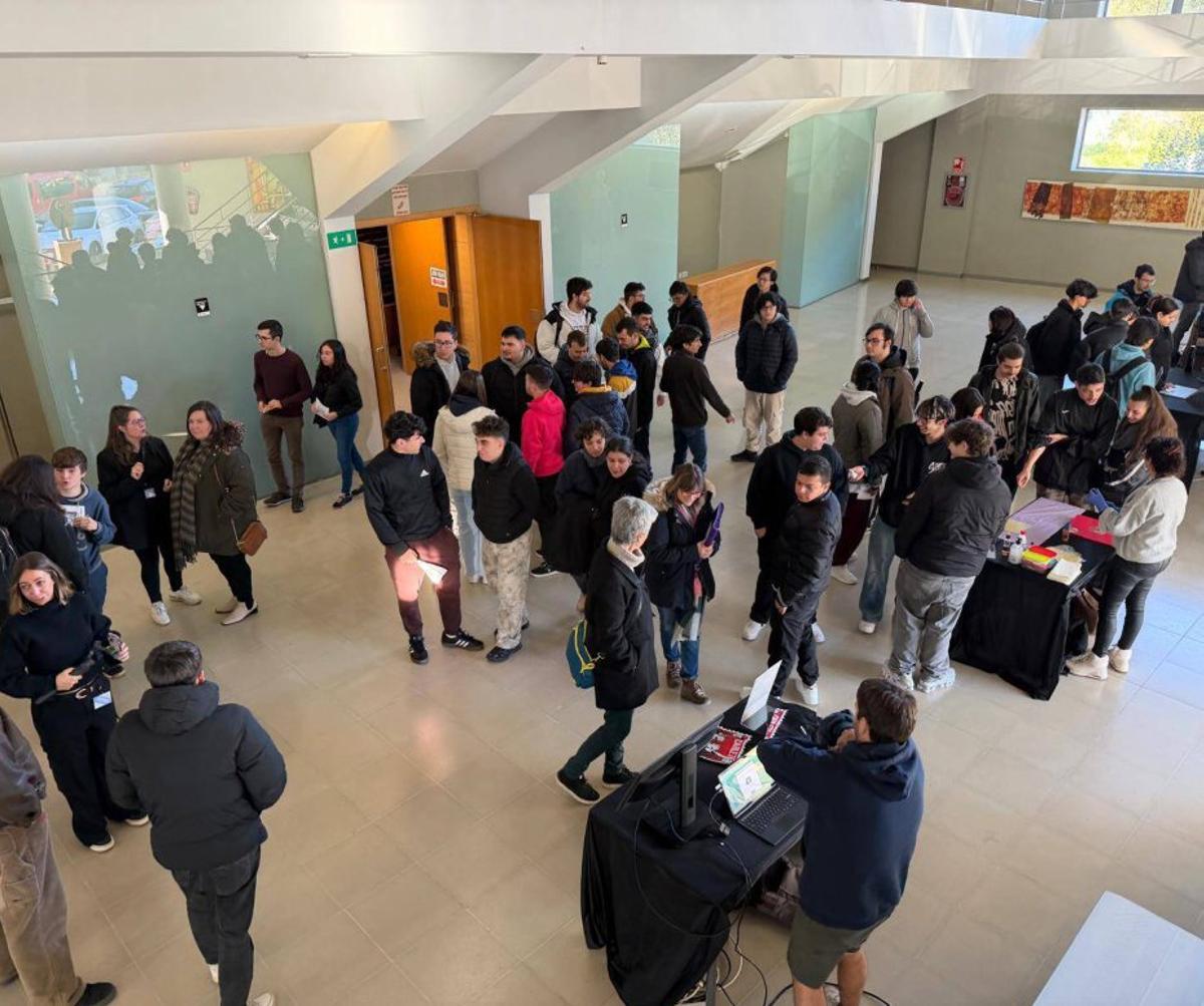 Una jornada de emprendimiento del IES Rodeira. | SANTOS ÁLVAREZ