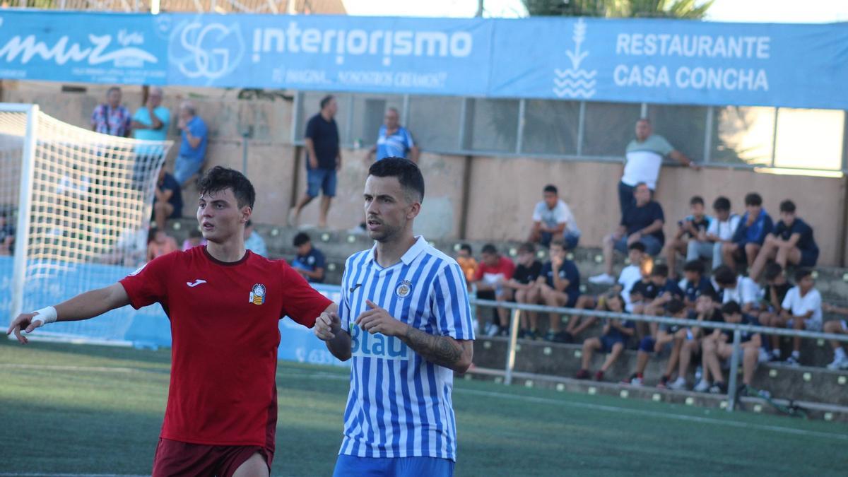 El partido entre el CF Gandia y el Silla CF de la 1ª vuelta acabó en empate, 1-1
