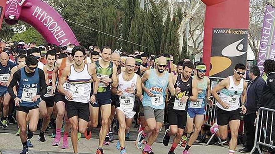 Imagen de la salida de una carrera popular reciente.