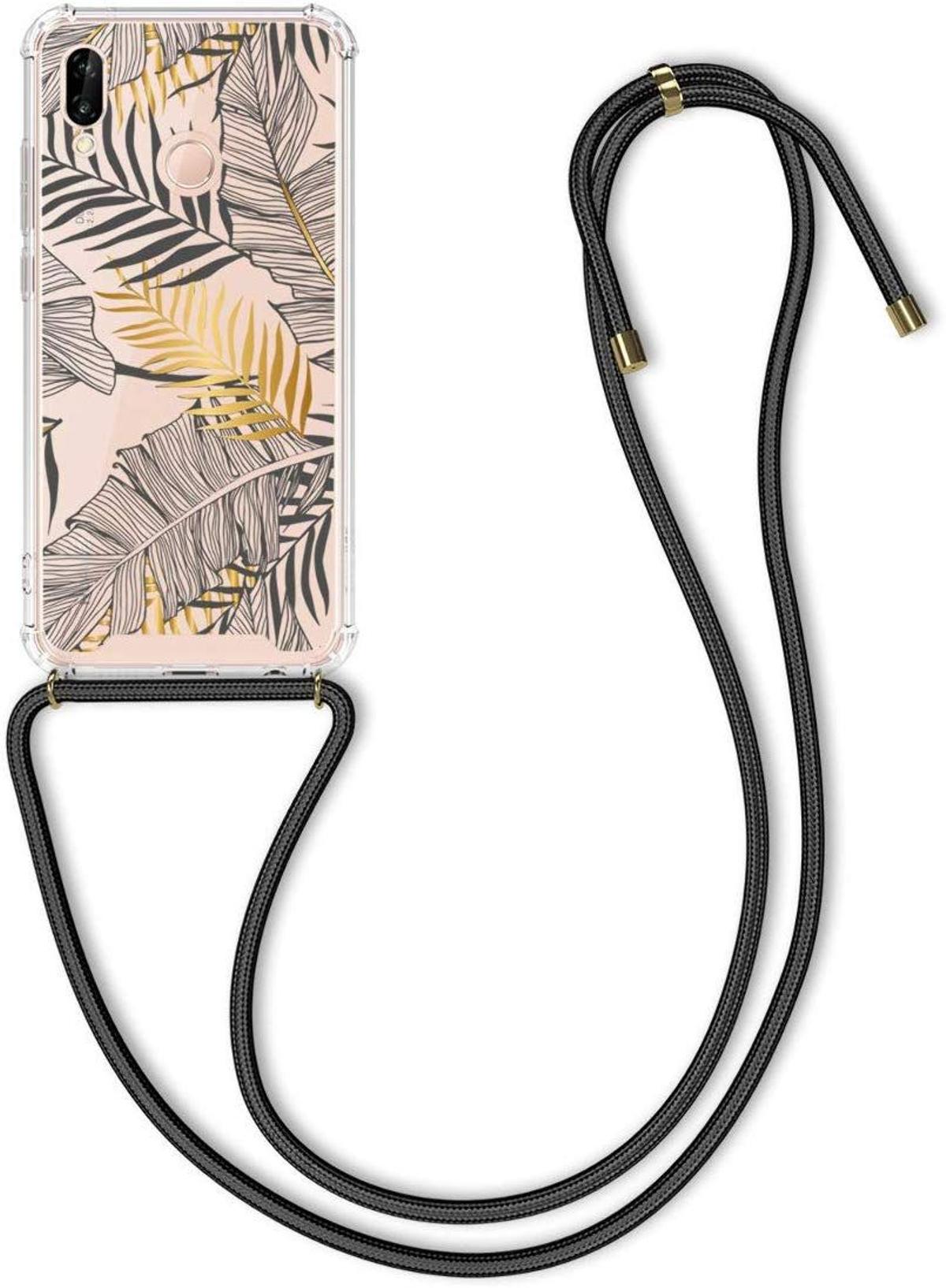 Funda con cordón para Huawei con estampado tropical