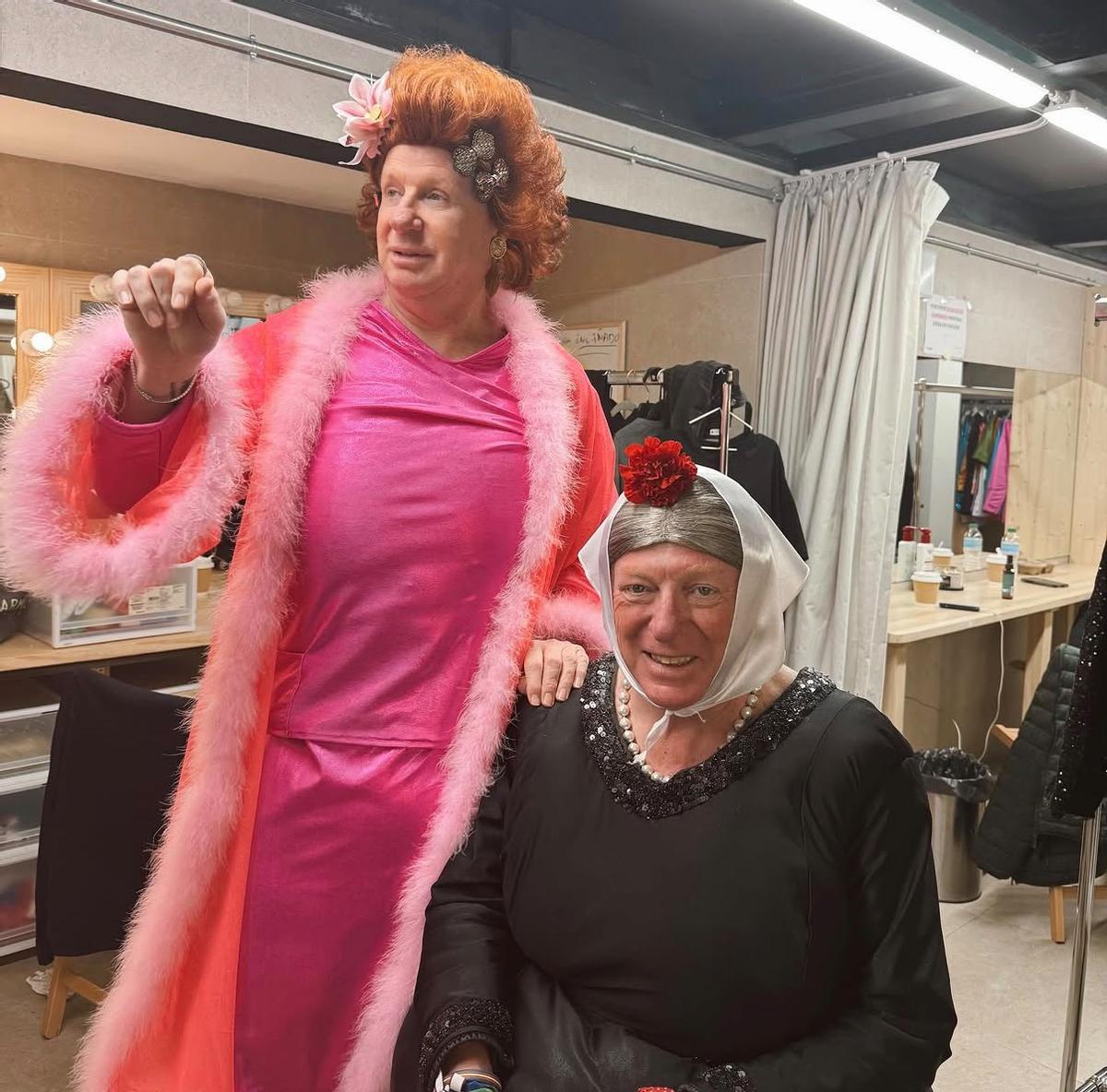 Jorge Cadaval es Antonia y César es Omaita en Los Morancos