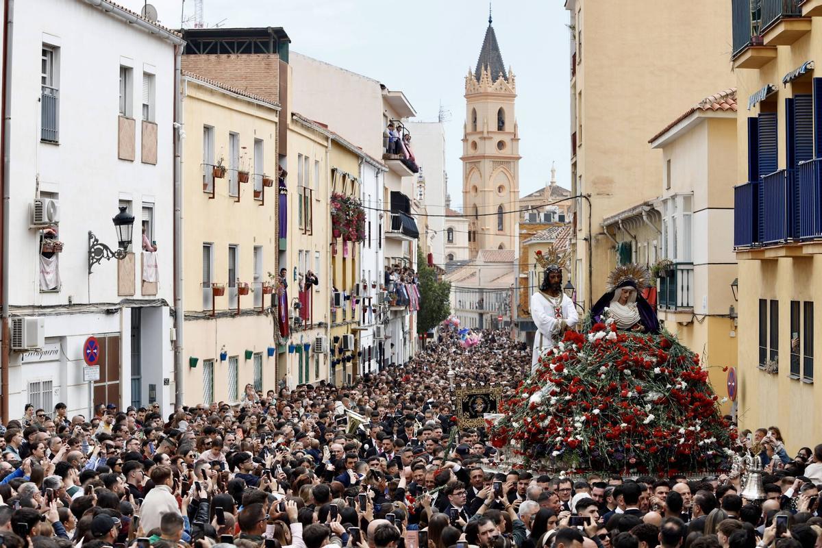Traslado del Cautivo y María de La O por las calles del barrio de la Trinidad, este Sábado de Pasión de 2026