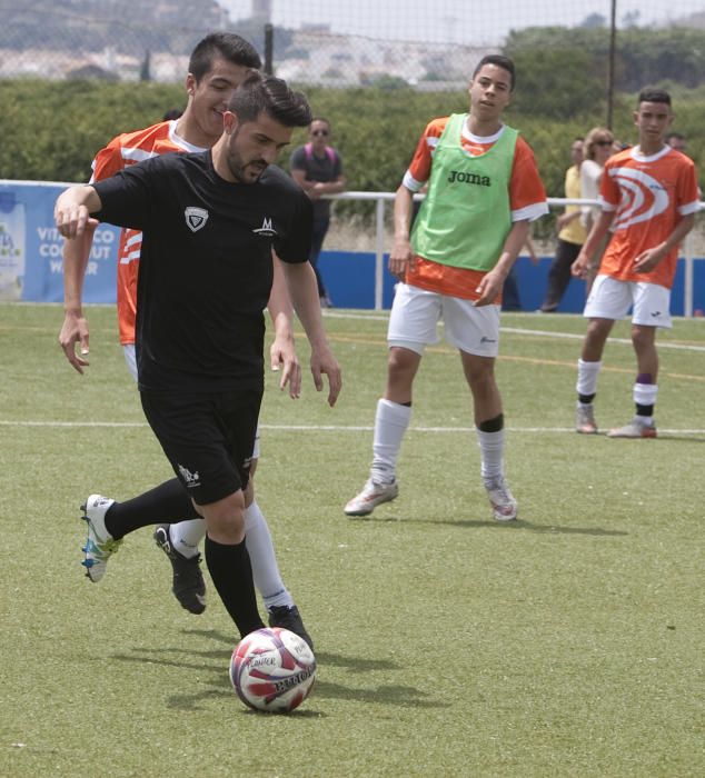 Inauguración de la escuela de fútbol de David Villa