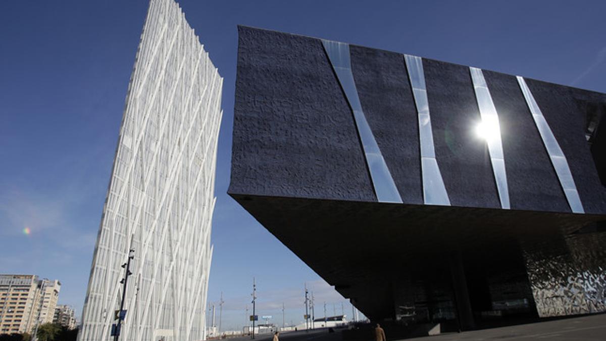 El edificio de la nueva sede de Telefónica en Barcelona