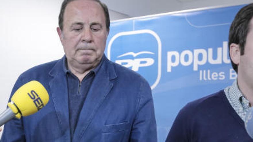 Andreu Ferrer, a la derecha de la imagen junto a José María Rodríguez