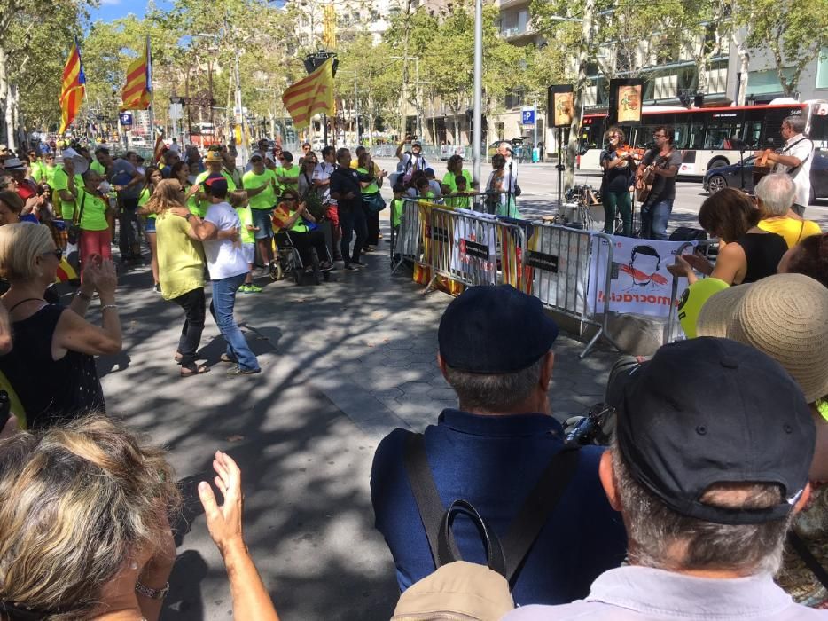 Bagencs a la concentració de Barcelona.