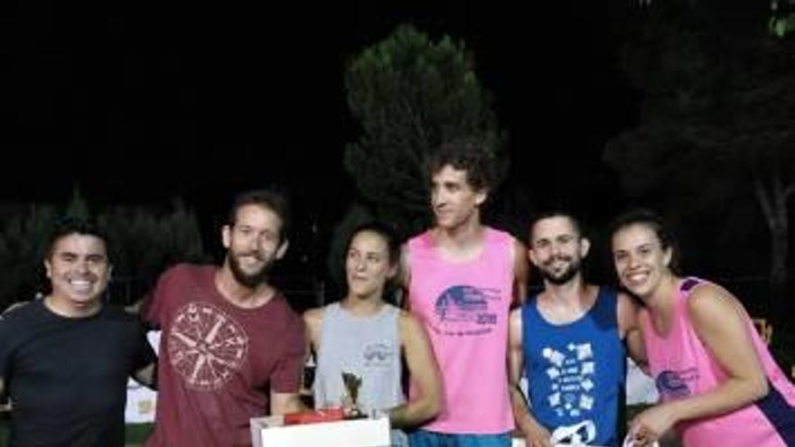 Equips vencedors de la primera edició del Torneig de Vòlei Platja de Sant Joan de Vilatorrada
