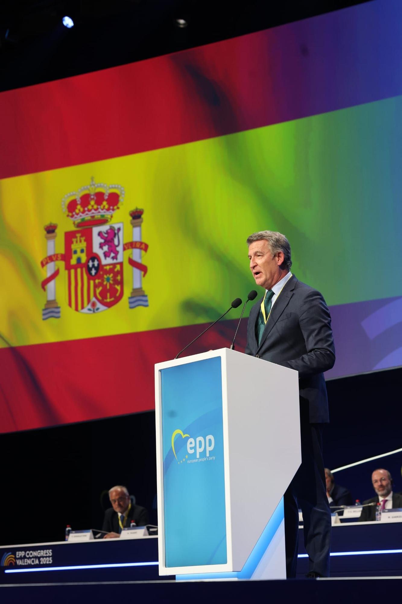 La primera jornada del congreso del PPE en València, en imágenes