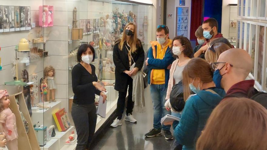 Una de les activitats i visites que es van fer al Museu del Joguet el mes de desembre