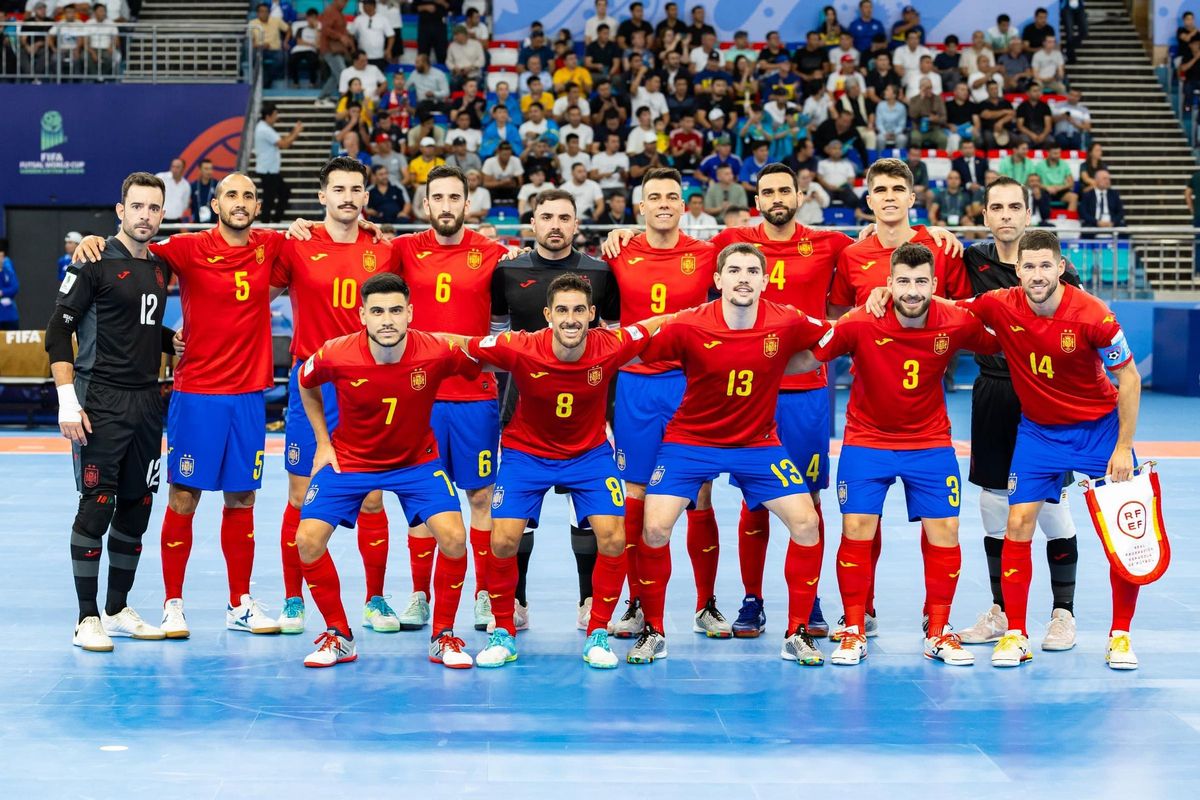 La convocatoria de España en el Mundial de fútbol sala de 2024.
