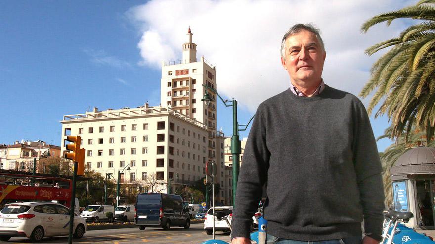 Rafael Garesse, este lunes en Málaga.