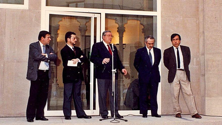 Inauguració, el 15 de maig del 1990, presidida per l&#039;alcalde Sanclimens