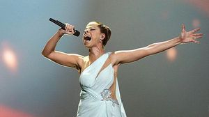 Interpretació de Pastora Soler en el festival d’Eurovisió amb ’Quédate conmigo’