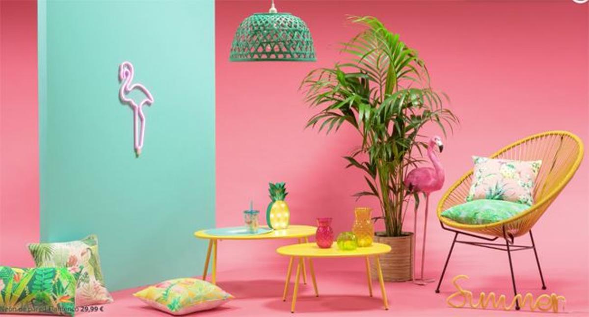 Ideas refrescantes de decoración tropical